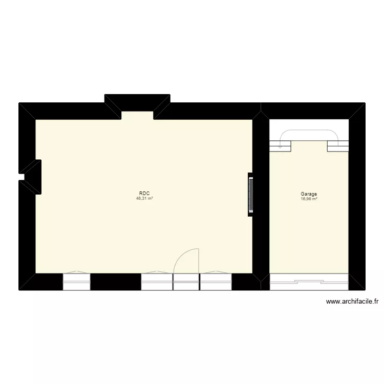 Saint Christophe des Bois - BRUT. Plan de 
