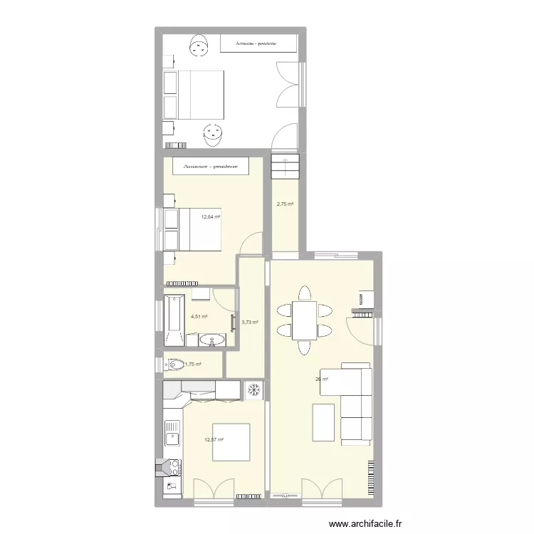 Maison Bacalan. Plan de 