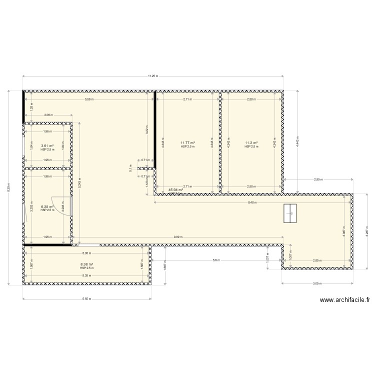 ETAGE BEAUME 1. Plan de 0 pièce et 0 m2