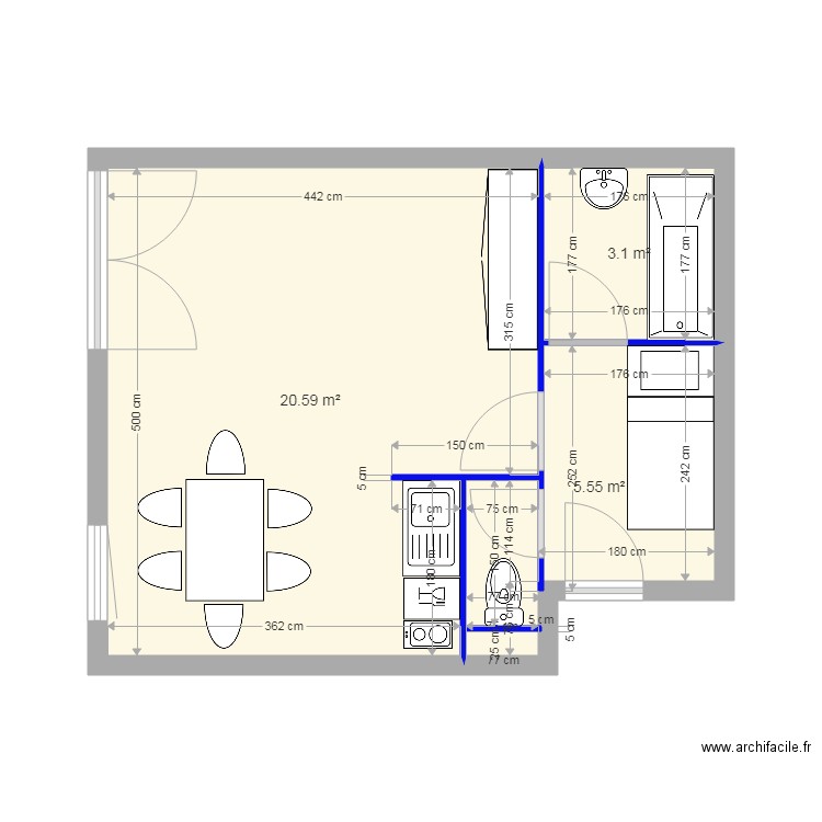 FAURE. Plan de 0 pièce et 0 m2