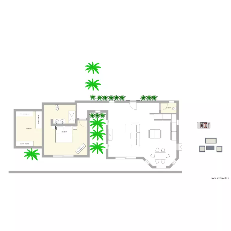 Villa Marie J. Plan de Villa Marie J. Plan de