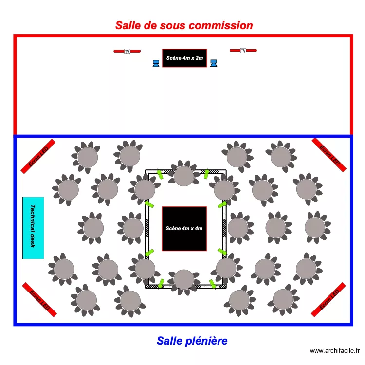 implantation inter EGG 2027. Plan de 1 et 68 m² implantation inter EGG 2027. Plan de 1 et 68 m²