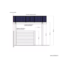 vue de cote pergola solaire avec PS maj A