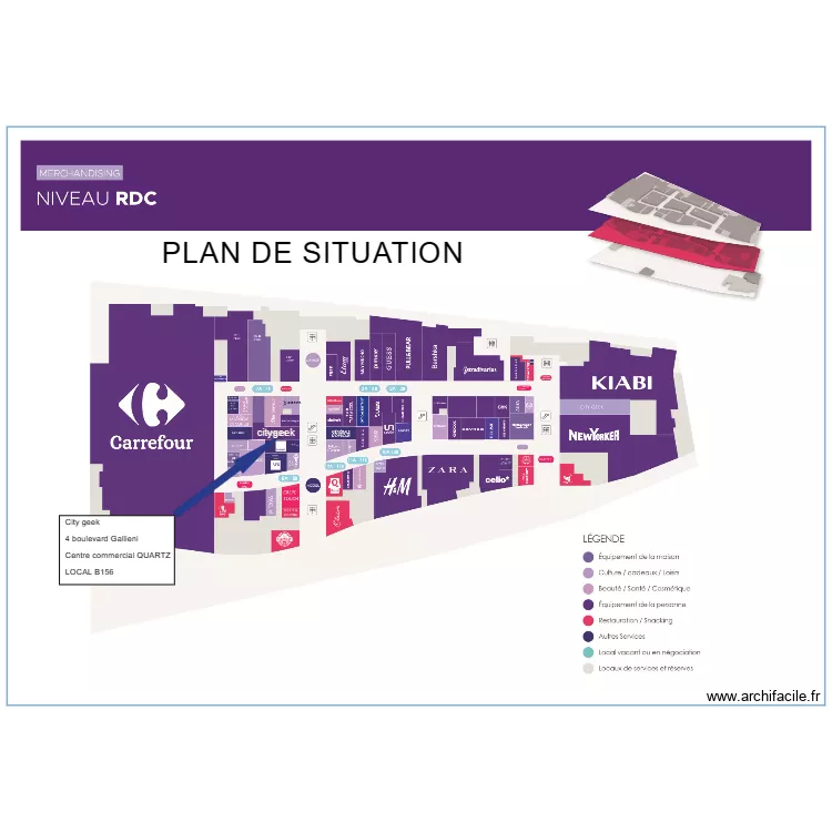 plan situation. Plan de 