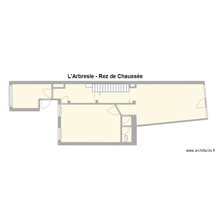 L arbresle Thimonnier V3. Plan de 7 pièces et 67 m2