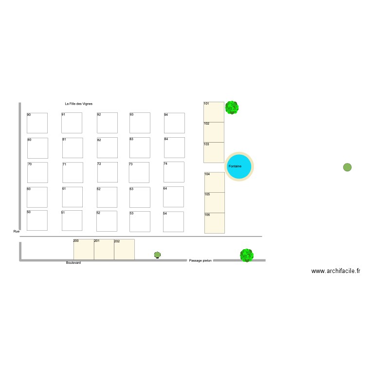 Terrasse LCA B. Plan de 0 pièce et 0 m2