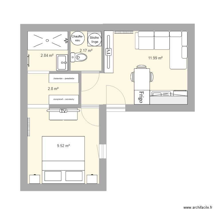 St Foy jojo et sisy. Plan de 0 pièce et 0 m2