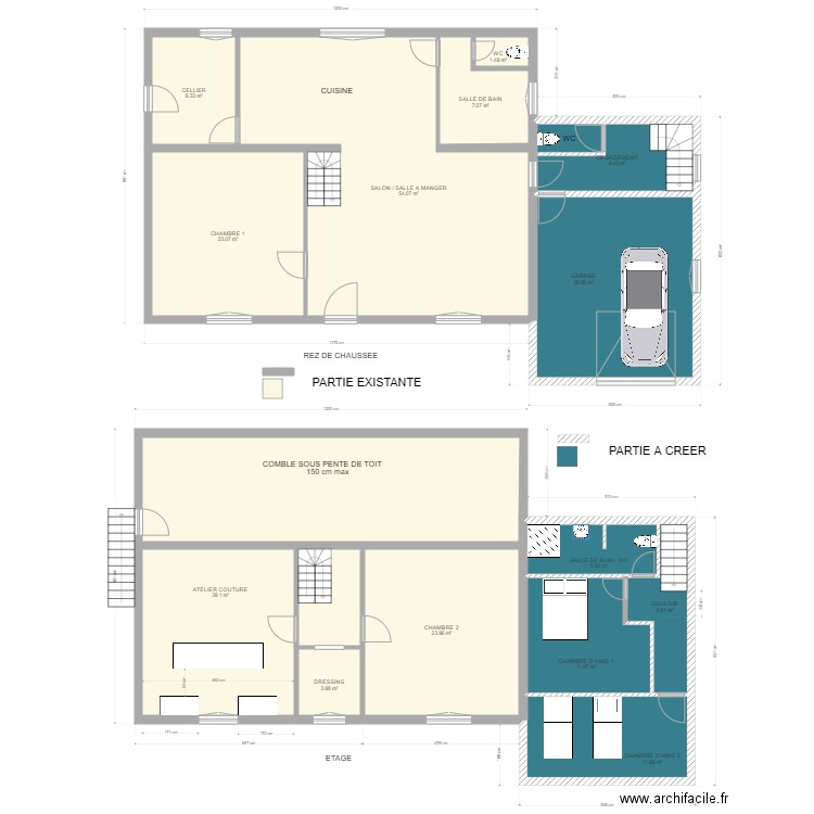 Maison PLounez 2. Plan de 0 pièce et 0 m2