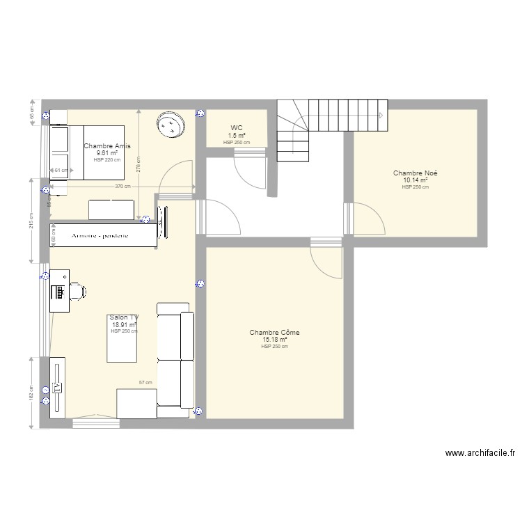 extension raffin compromis. Plan de 0 pièce et 0 m2