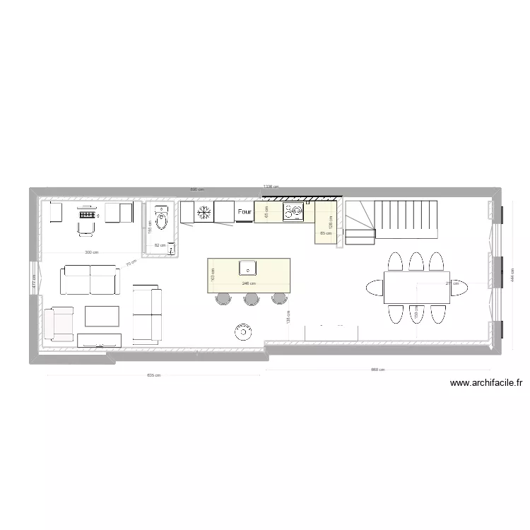 1st floor Plan C No Beams. Plan de 