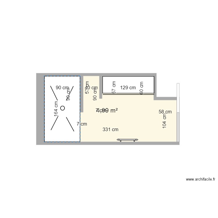 CARINE SDB. Plan de 0 pièce et 0 m2