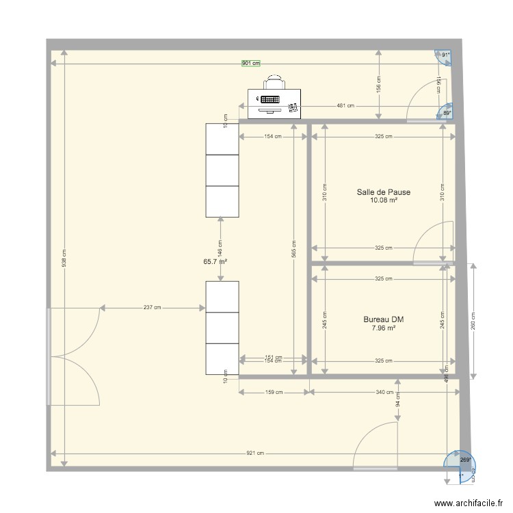 Lyon Part Dieu V1. Plan de 0 pièce et 0 m2