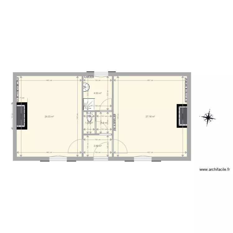 maison Actuel Valerie. Plan de 