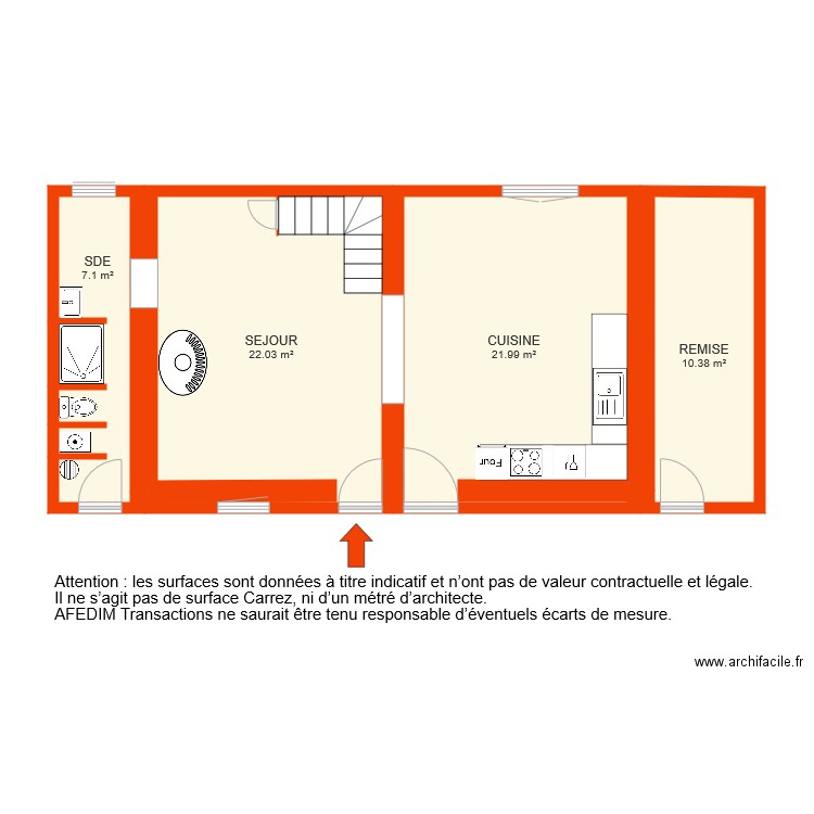 TEST EMILIEN RDC. Plan de 0 pièce et 0 m2