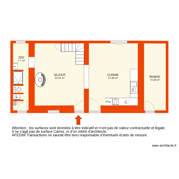 TEST EMILIEN RDC. Plan de 