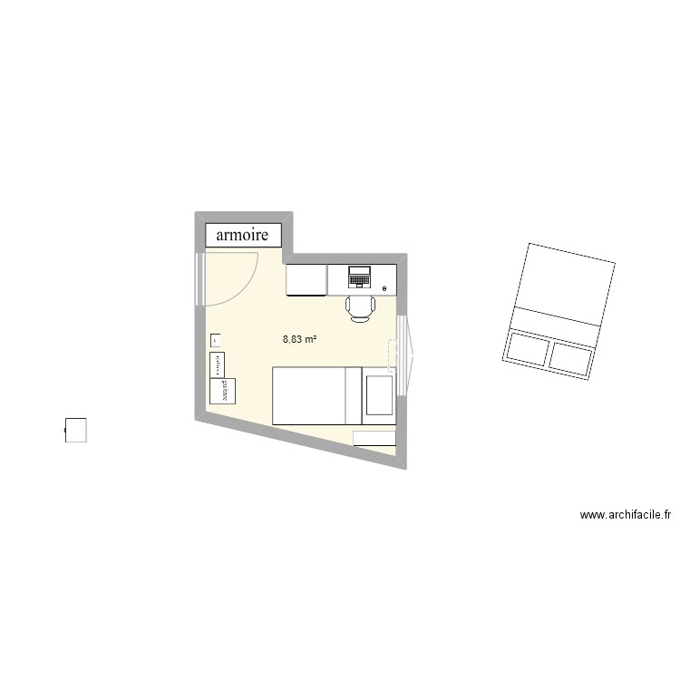 2eme possibilité. Plan de 0 pièce et 0 m2