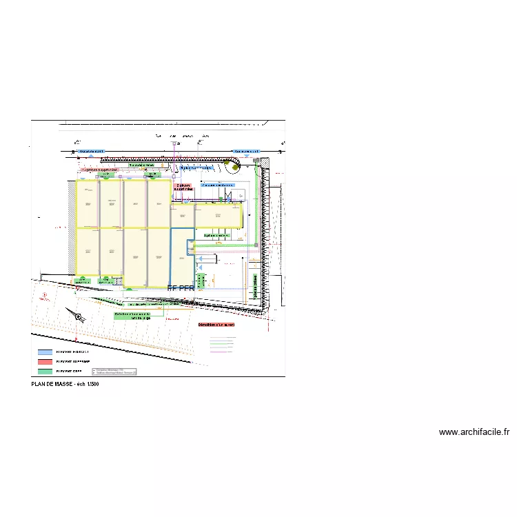 VRD Saint Etienne. Plan de 