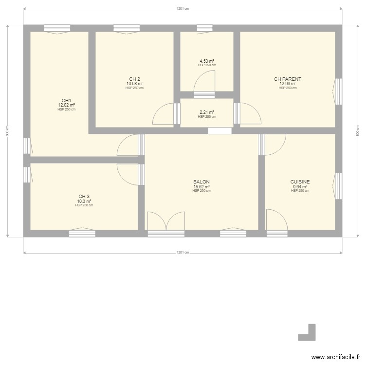 Natacha RETOUCHER. Plan de 0 pièce et 0 m2