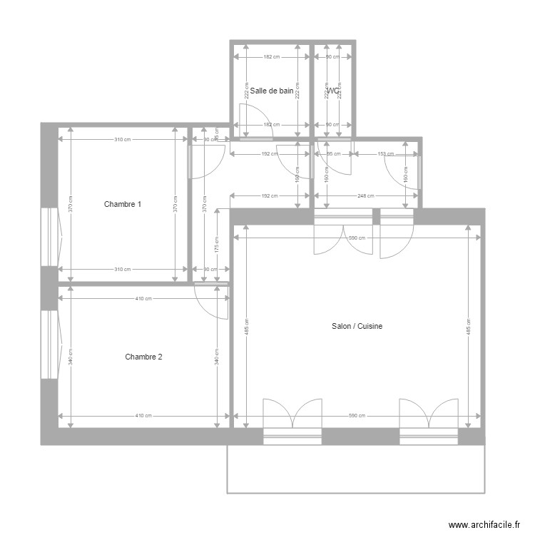 AULAGNIER definitif. Plan de 0 pièce et 0 m2