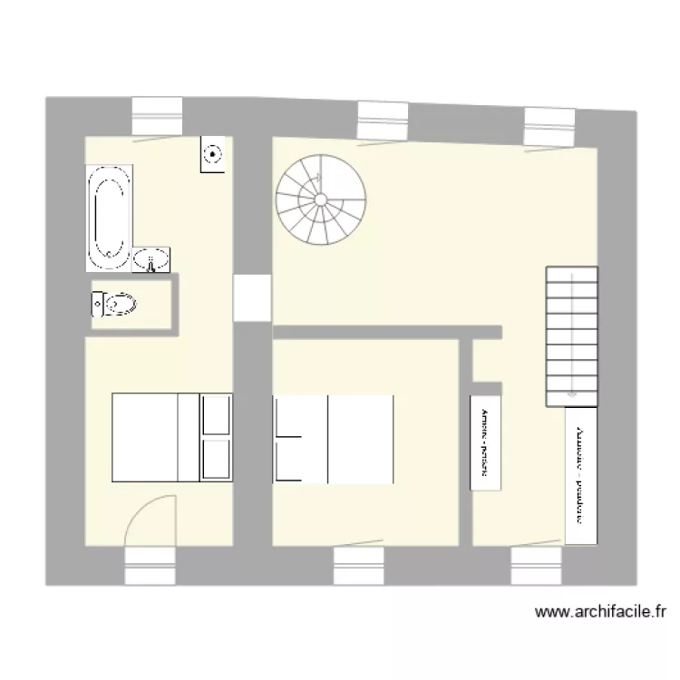 Quintard Etage 1. Plan de Quintard Etage 1. Plan de