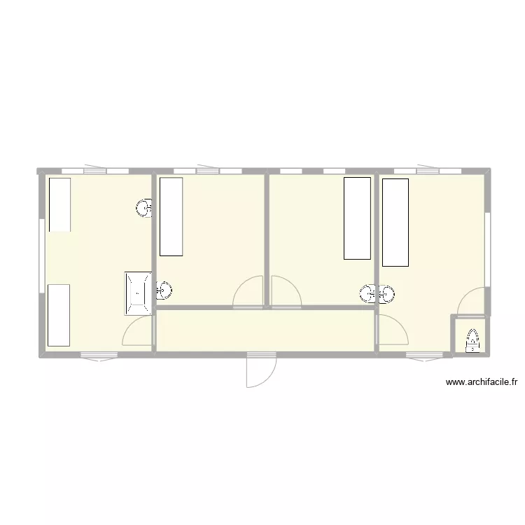 spa infirmerie . Plan de 