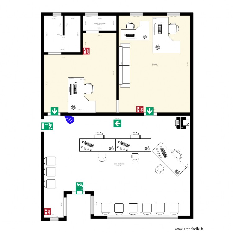 ASSURANCES bourget. Plan de 0 pièce et 0 m2