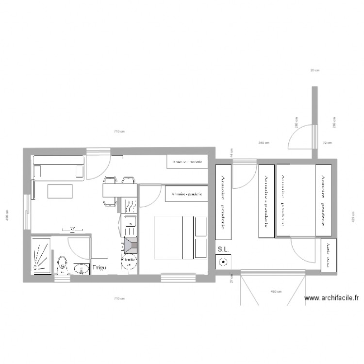 Essai New Garage meubles sans EDF 8 TER é 2. Plan de 0 pièce et 0 m2