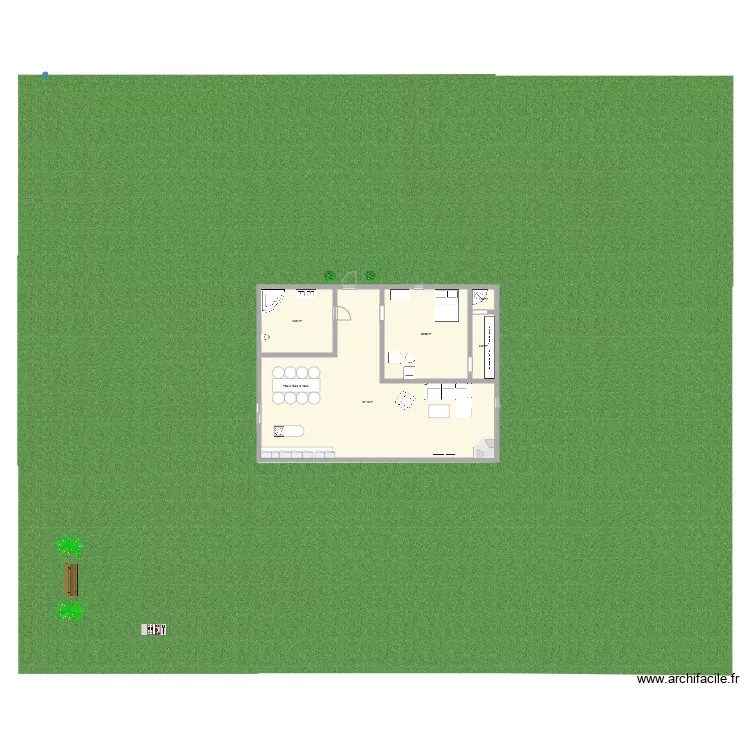 Maison. Plan de 