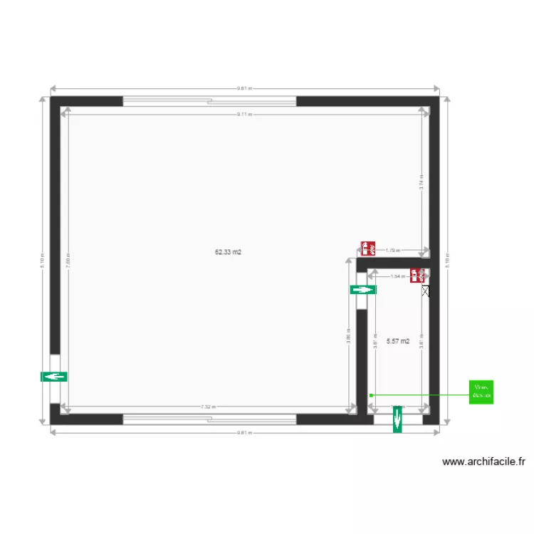 Pr&eacute;fa Classe Le Tourneur. Plan de 