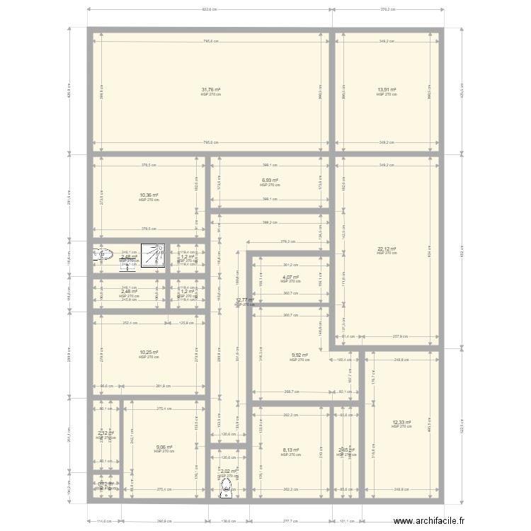 villa plain pieds jan 22 b. Plan de 0 pièce et 0 m2