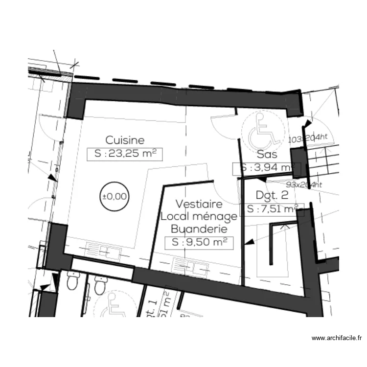 Cantine Joux. Plan de 