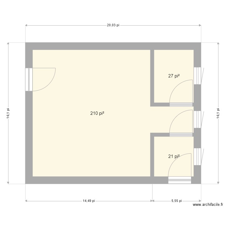 maison2. Plan de 0 pièce et 0 m2