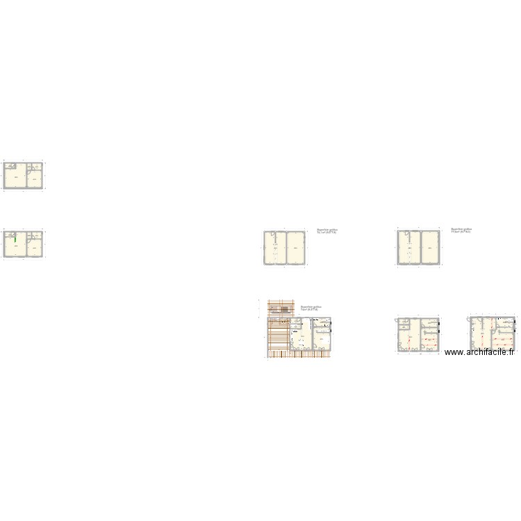 Violante II. Plan de 28 pièces et 421 m2