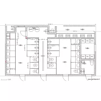 Sanitaire 200pl V2 cotes internes