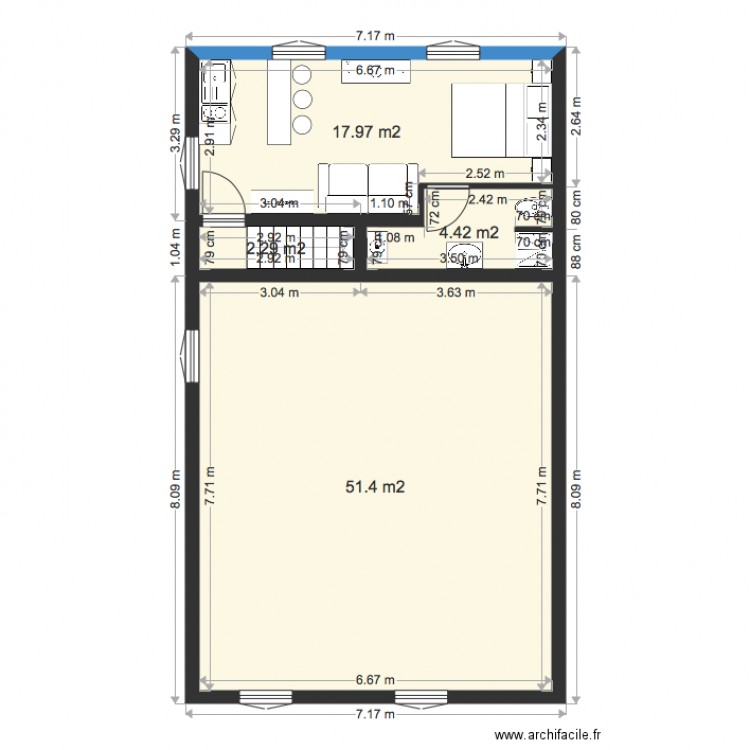 Wirth  studio 1. Plan de 0 pièce et 0 m2