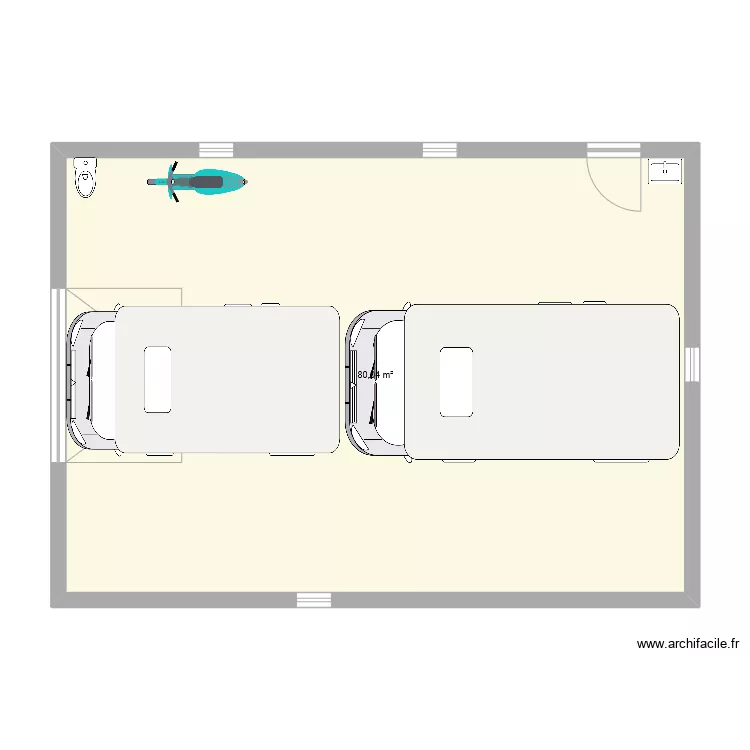 hangar. Plan de 