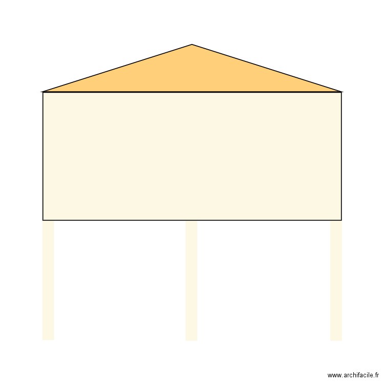 GARAGE FACADE. Plan de 0 pièce et 0 m2