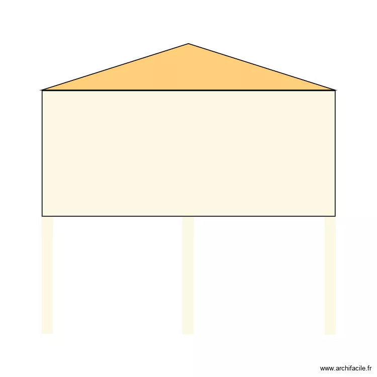 GARAGE FACADE. Plan de 