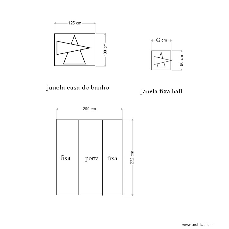 janelas 1. Plan de 0 pièce et 0 m2