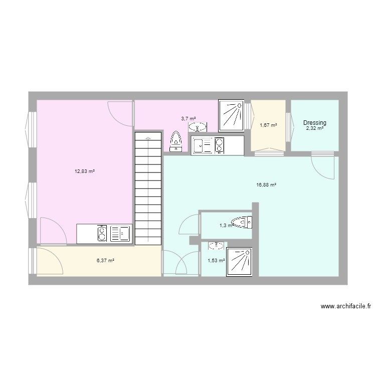 SAINT OUEN projet 2. Plan de 0 pièce et 0 m2