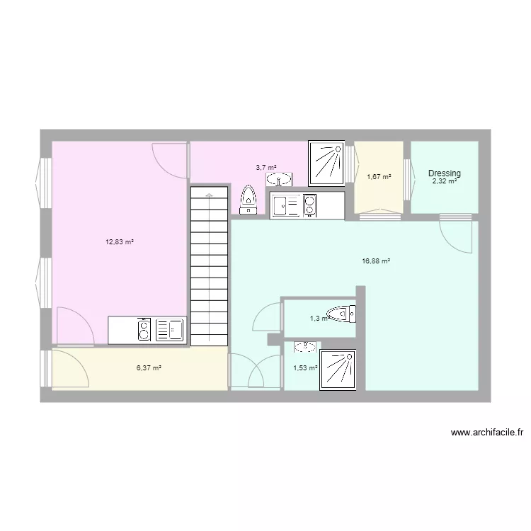 SAINT OUEN projet 2. Plan de 