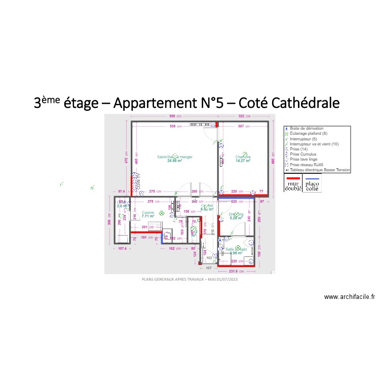 TULLE APPART 5 CHVL. Plan de 0 pièce et 0 m2