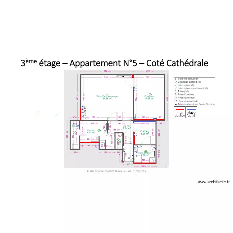 TULLE APPART 5 CHVL. Plan de TULLE APPART 5 CHVL. Plan de