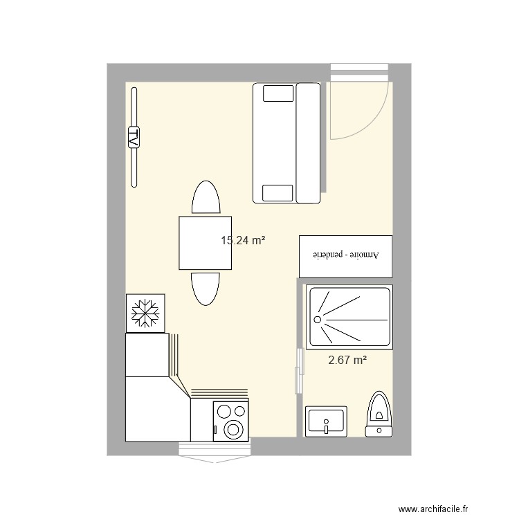 STUD. Plan de 0 pièce et 0 m2