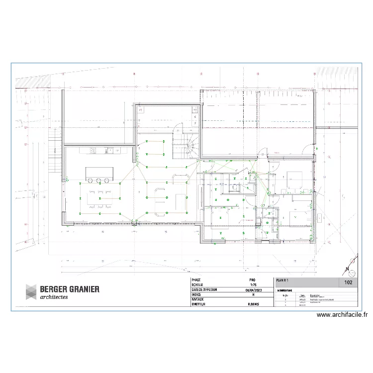 Brouillet R-1. Plan de 