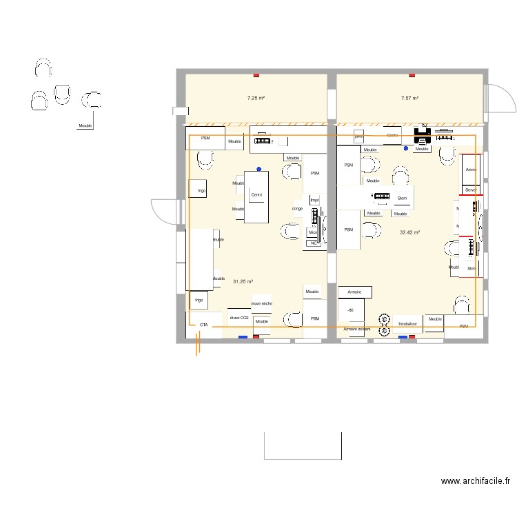 Phase 2 extension BC. Plan de 0 pièce et 0 m2