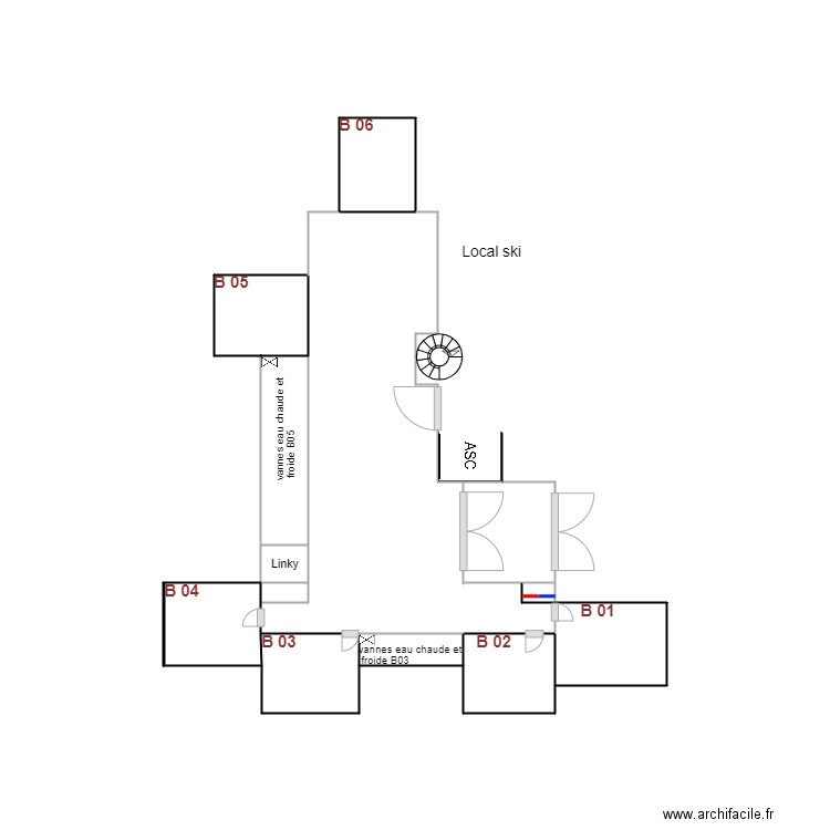 Arolles B RC. Plan de 0 pièce et 0 m2