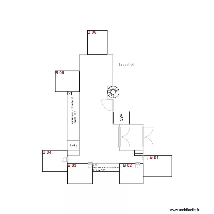 Arolles B RC. Plan de Arolles B RC. Plan de
