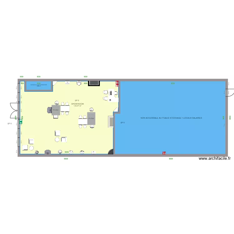 FLAMMES DU MONDE APRES TRAVAUX. Plan de FLAMMES DU MONDE APRES TRAVAUX. Plan de