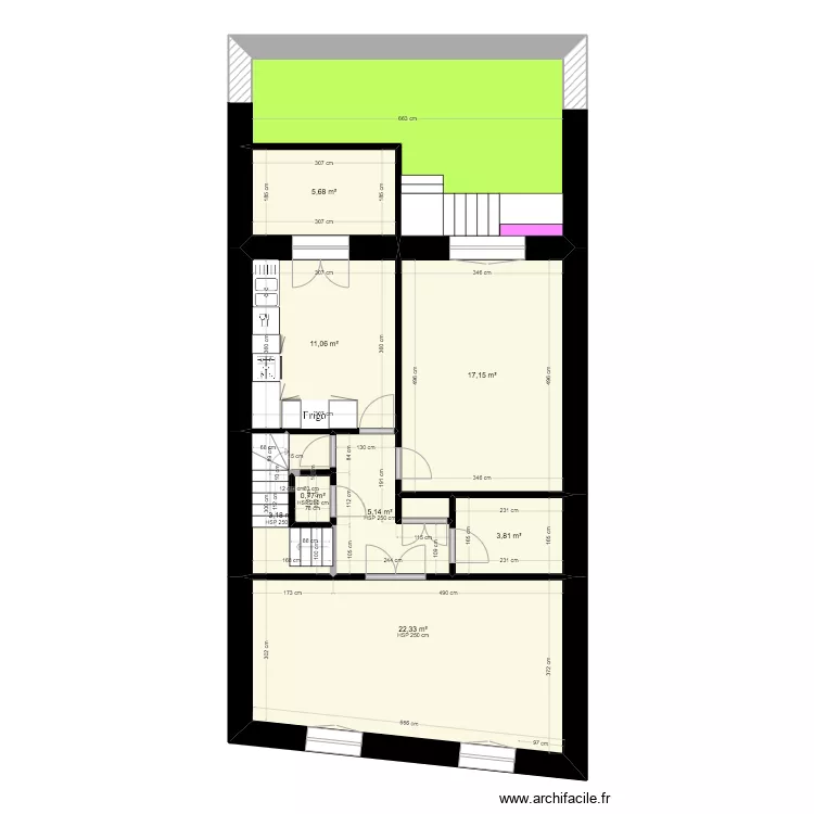 Plan initial. Plan de Plan initial. Plan de